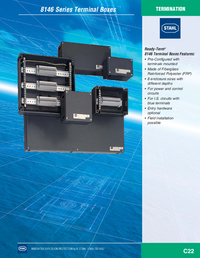 Thumbnail of document Data Sheet - 8146 Series Terminal Boxes